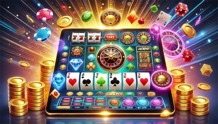 Giao diện đặt cược Live Casino và slot online trực tuyến trên nền tảng vvvwin